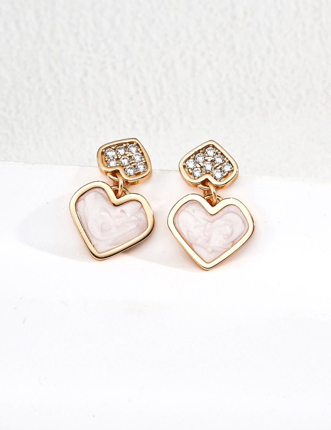Misty Heart Earrings
