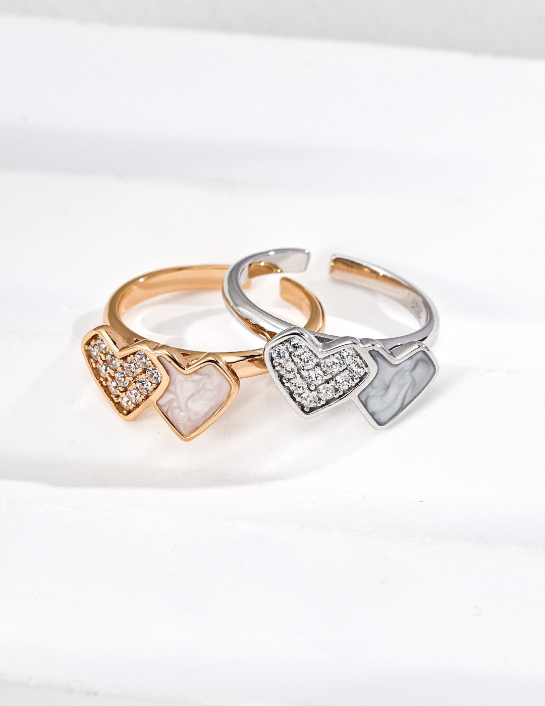 Misty Heart Ring